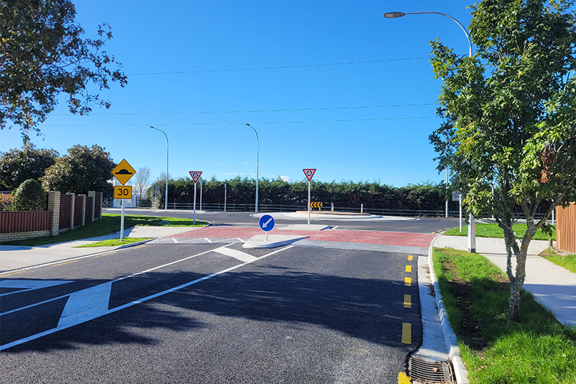 One roundabout down – one to go | Hamilton City Council