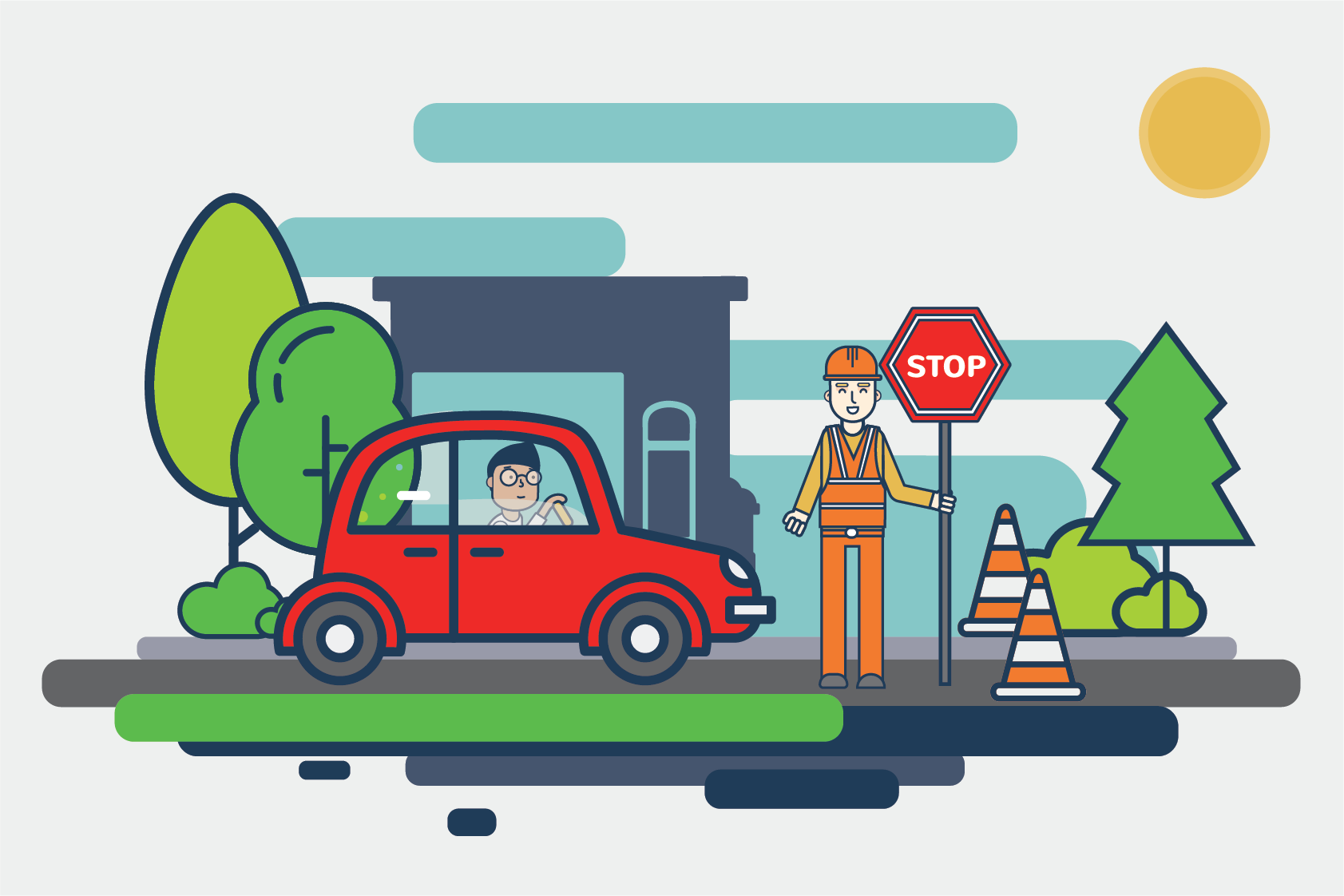 Tree pruning works along Anzac Parade image