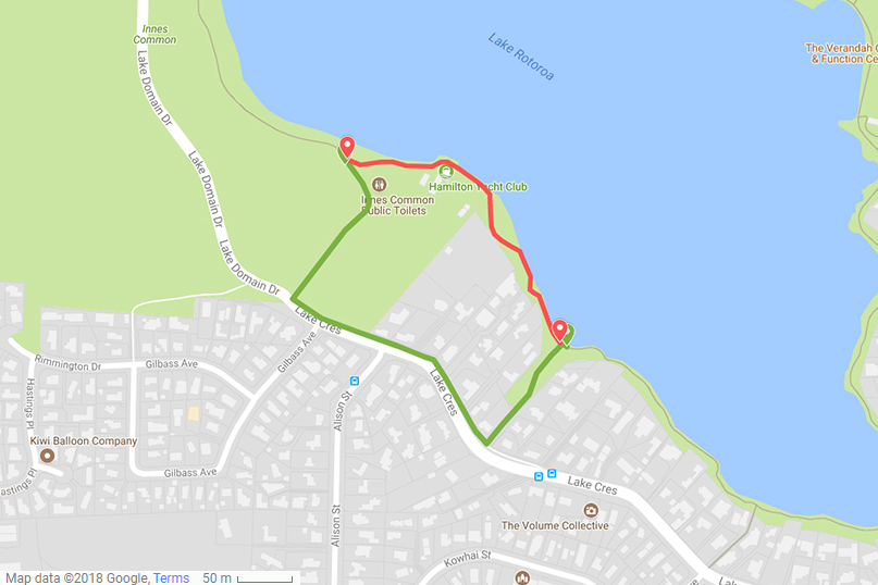 One-day closure for section of Hamilton Lake Domain path image